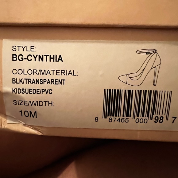 BCBG transparent/bill suede pump - Picture 2 of 4